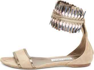 Jimmy Choo London Sandali Kimro con suola piatta - Toni neutri