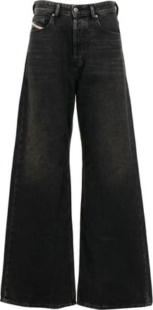 Diesel 1996 D-Sire Jeans - Dames - Loose Fit Jeans - Zwart - W29 L32 - Denim - Jeans