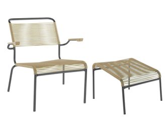 Schubiger M&ouml;bel Lounger + Hocker S&auml;ntis