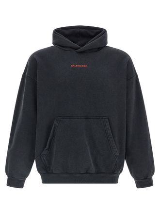 Balenciaga Balenciaga Back Felpe Nero-Uomo