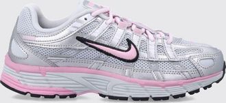 Nike P-6000 Trainers in Mesh and Laminated Synthetic Leather with Swoosh Logo
