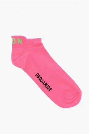 Dsquared2 ICON Low-Cut Fluorescent Socks with Contrasting Logo size 40