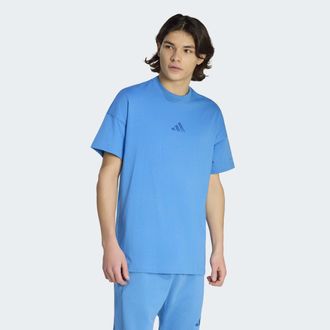 adidas T-Shirt ADIDAS SPORTSWEAR M A SZN T, Herren, Gr. XXL, rayblu, Obermaterial: 100% Baumwolle, normal, Rundhals, Shirts T-Shirt, sportlicher Stil, Kurzar