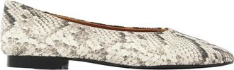 VIA VAI Lou Emmy Ballerinas - Dames - Ballerinas - Beige - 39 EU - Leer - Schoenen