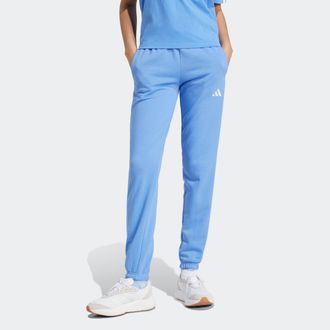 adidas Sporthose ADIDAS SPORTSWEAR W 3S FT CF PT, Damen, Gr. XL, N-Gr, blau (blau fusion, wei&szlig;), Obermaterial: 55% Baumwolle, 36% Polyester, 9% Viskose, Hose