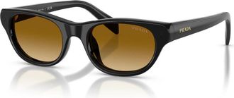 Prada C08S 16K10X Zonnebrillen - Dames - Zonnebrillen - Zwart - 50 MM - Accessoires
