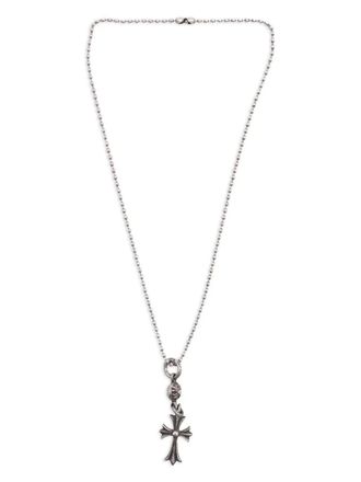 Chrome Hearts Halsketting met kruis - Zilver