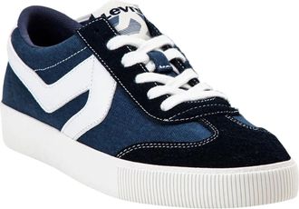 Levi's Unisex-sportschoenen voor volwassenen van su&egrave;de in twee kleuren (Marineblauw)
