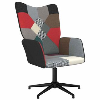 vidaXL Silla De Relax De Tela Patchwork Vidaxl