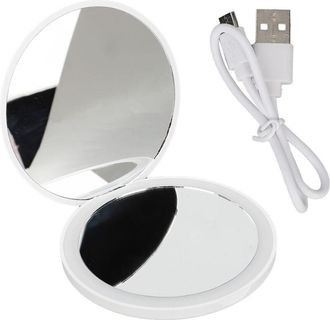 OEM Espejo De Bolsillo Led Plegable Y Port&aacute;til Con Luz Incorporada, Ideal Para Maquillarse Durante Los Viajes