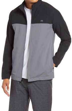 Travis Mathew Gate Change Stretch Jacket in Black at Nordstrom, Size Small