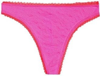 Free People Intimately FP Sweat Point Seamless Thong in Pink Fushions Combo at Nordstrom, Size X-Small
