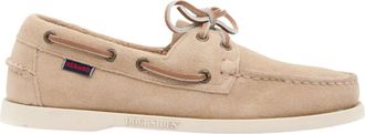 Sebago Beige Lace-up Loafers