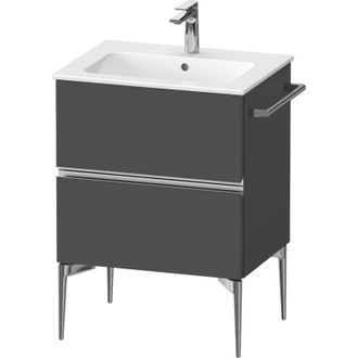 Duravit Duravit - Sivida Mueble Bajo Lavabo, 2 Cajones, Tirador Cromado