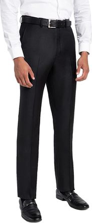Santorelli Mens Loro Piana Wool Comfort Waistband Trousers