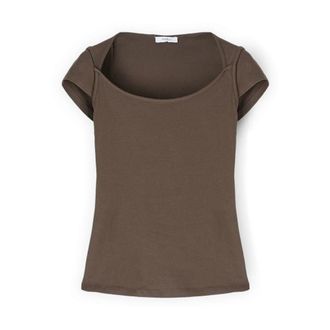 Motivi Mujer, Camisetas, Marr&oacute;n, Talla: XS