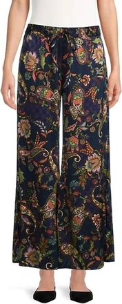 Johnny Was Axelle Wide Leg Plant In Comono Paisley