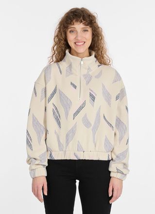 Ragwear Sweatshirt RAGWEAR IZZAR PRINT, Damen, Gr. XXL, pastel combo, Sweatware, Obermaterial: 70% Baumwolle, 30% Polyester, bedruckt, gemustert, normal, Rund