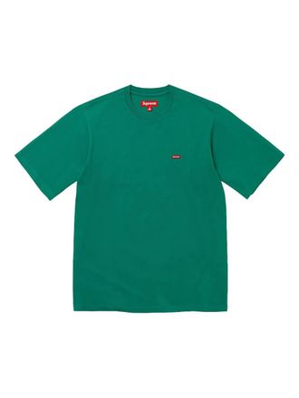 SUPREME T-shirt met logolabel - Groen