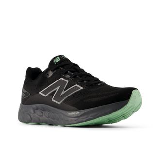 New Balance Laufschuh NEW BALANCE 680, Damen, Gr. 39, schwarz, castlerock, lab gr&uuml;n, schwarz silber metallic, Textil, Schuhe Laufschuh