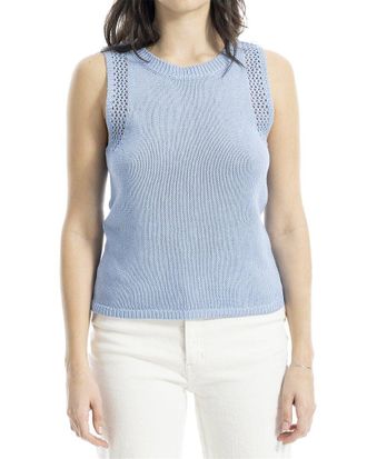 Max Studio Linen-Blend Sweater Top