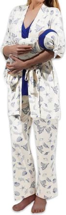 Everly Grey Analise 5 Piece Pajama Set In Coastal
