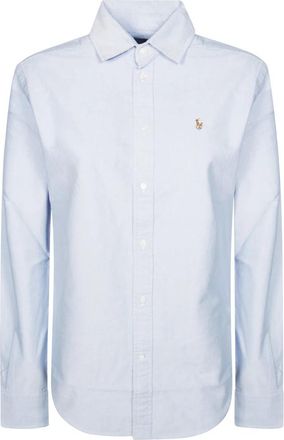 Polo Ralph Lauren Camicia Slim Fit Oxford - Dames - Overhemden - Blauw - 2XS - Katoen - Overhemden