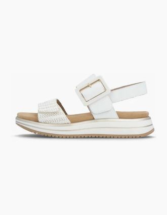 Remonte Womens Remonte Ladies sandal D1J53-81 in White combi