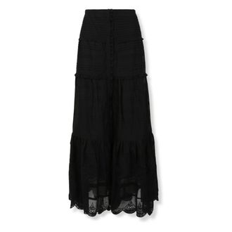 Isabel Marant Wide Trousers, female, Black, Size: M Paoline Skirt