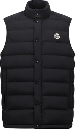 Moncler Moncler Barthe Down Vest, Men, Blue, Size: 1