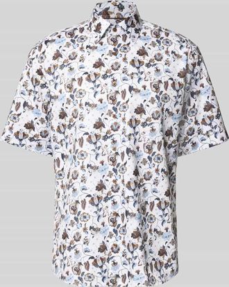 Eterna Comfort Fit Business-Hemd aus Baumwolle mit Kentkragen in Sand, Gr&ouml;&szlig;e 40