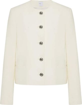 Rosetta Getty Giacca girocollo - Bianco