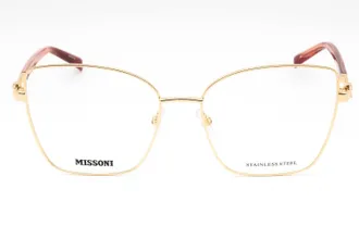 Missoni MIS0181 Cat-Eye Metal Frame Eyeglasses - Rose Gold