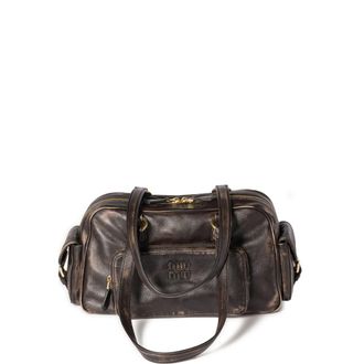 Miu Miu Pocket Logo-embossed Tote Bag