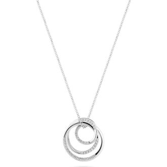 Sif Jakobs Jewellery Necklace Spirale in 925 Sterling Silver at Nordstrom, Size Large