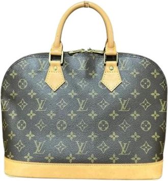 Louis Vuitton Pre-owned Handbags, female, Brown, Size: ONE SIZE Pre-owned Vintage Canvas Handbag