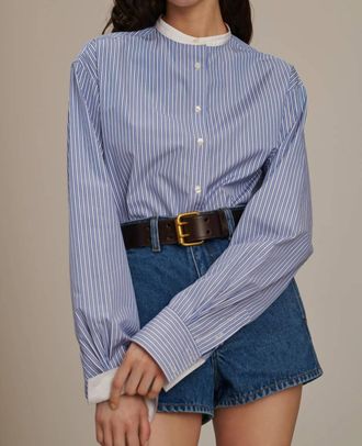 SOEUR Bermudes Shirt In Blue