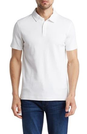 14th & Union Solid Interlock Polo in White at Nordstrom Rack, Size Xx-Large