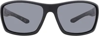Body Glove FL 26 Polarized Smoke Rectangular Mens Sunglasses 10266981.CSC BLKSMK 62