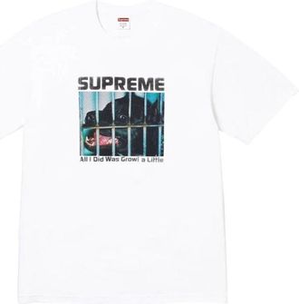 SUPREME FW26 Growl T-Shirt White FW26T5-WHT