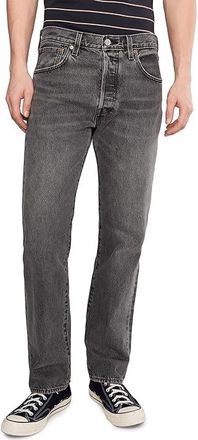 Levi's 501 Relaxed Mens Jeans Black Ash Selvedge : 38 32, Cotton/Denim