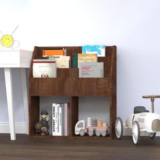 vidaXL Portariviste per Bambini Rovere Marrone 71x30x78,5cm Legno - Vidaxl