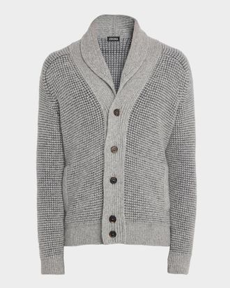 Ermenegildo Zegna Men & apos;s Jacquard Knit Cardigan