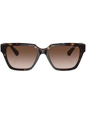 Vogue Eyewear Occhiali da sole oversize con stampa - Marrone