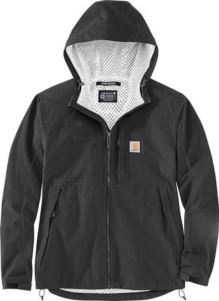 Carhartt Work in Progress Storm Defender Relaxed Fit Lightweight Packable Jacket Mens Clothing Black : 2XL (Reg), Nylon