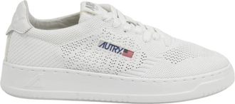 Autry Medalist Easeknit Low Sneakers - Dames - Sneakers - Wit - 36 EU - Katoen - Schoenen