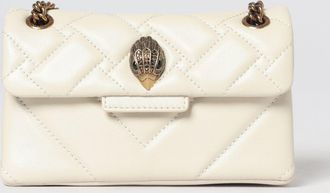 Kurt Geiger Mini borsa Kensington in pelle trapuntata con logo strass