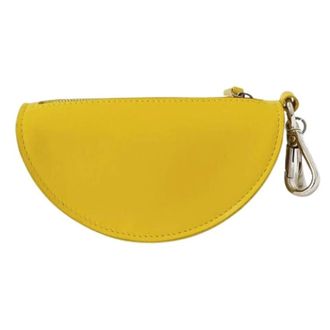 Fendi Pre-owned Vintage Portemonnee - Dames - Pre-owned - Geel - Maat: ONE Size Wol