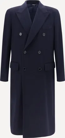 Dolce & Gabbana Double-breasted wool Coat Male 48