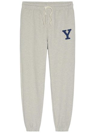 GANT Yale Appliqu&eacute;d Cotton Sweatpants - Grey - XL